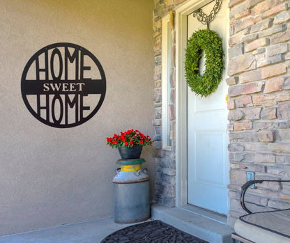 Home Sweet Home Metal Sign, Home Sweet Home Sign, Home Sign, Metal Home Sign, Metal Sign, Metal Words, Foyer Sign, Porch Sign, Front Porch