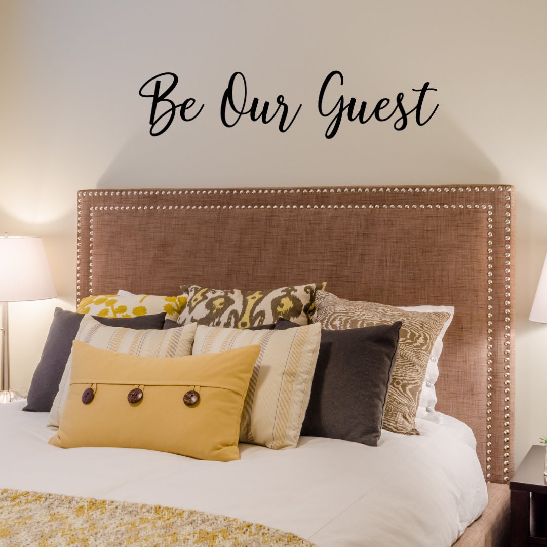 Be Our Guest Metal Wall Decor, Be Our Guest Sign, Entryway Decor, Guest Bedroom Sign, Guest Sign, Wedding Decor, Metal Words, Metal Sign