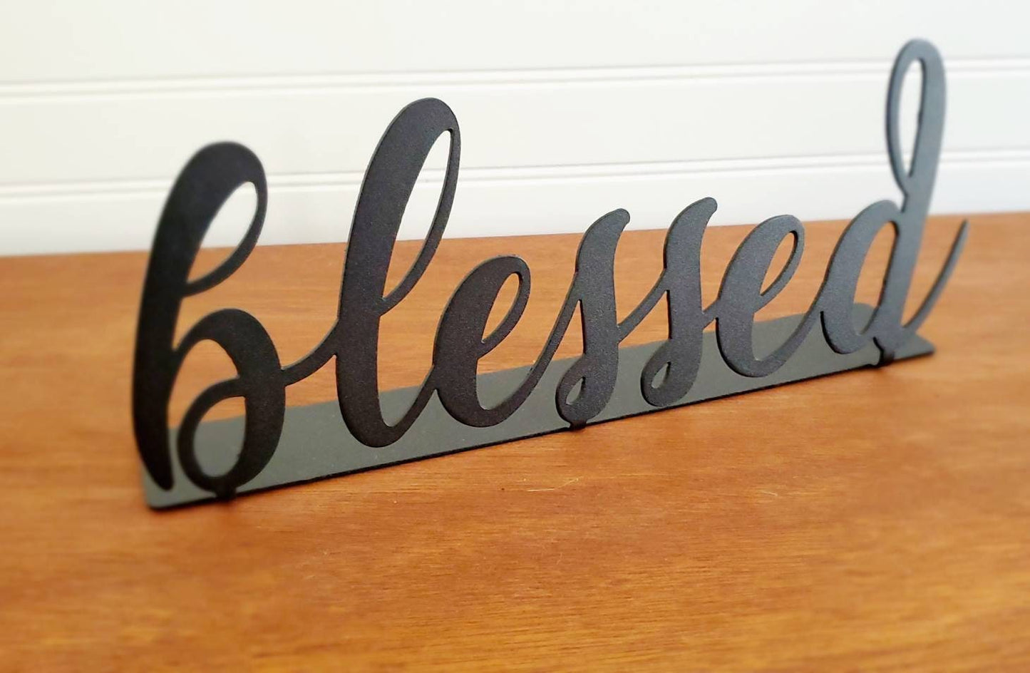 Blessed Metal Decor, Blessed Metal Table Decor, Blessed Sign, Table Top Decor, Family Sign, Entryway Decor, Living Room Decor, Gift