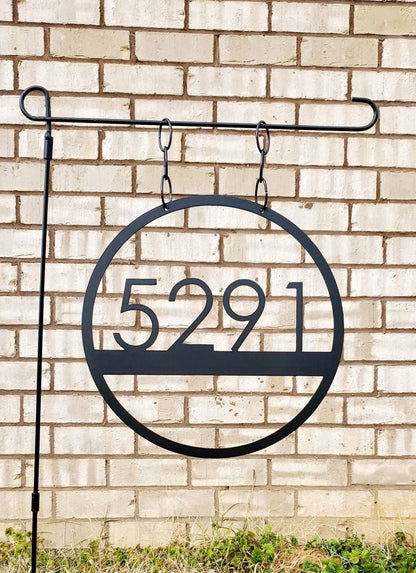 Address Metal Garden Flag, Address Garden Flag, Metal Garden Flag, Garden Flag, Address Sign, Metal Address Sign, House Number Sign