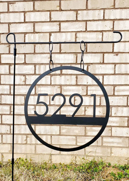 Address Metal Garden Flag, Address Garden Flag, Metal Garden Flag, Garden Flag, Address Sign, Metal Address Sign, House Number Sign