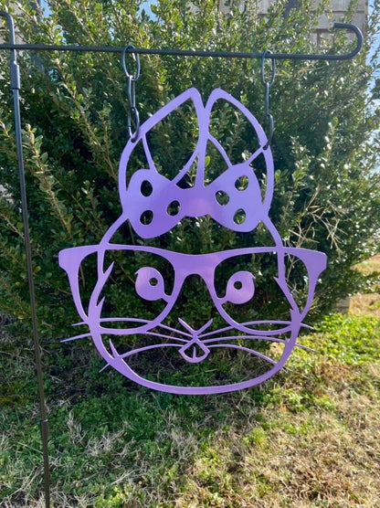 Girl Easter Bunny Metal Garden Flag, Easter Bunny Garden Flag, Metal Garden Flag, Garden Flag, Easter Decor, Garden Decor, Bunny Sign