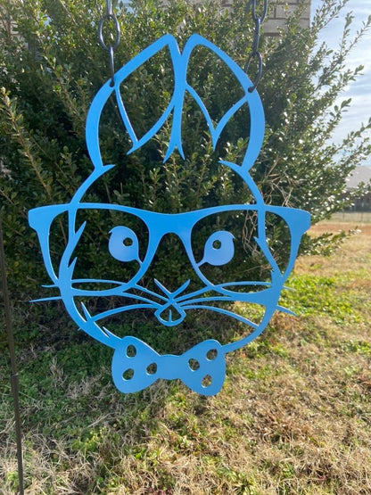 Boy Easter Bunny Metal Garden Flag, Easter Bunny Garden Flag, Metal Garden Flag, Garden Flag, Easter Decor, Garden Decor, Bunny Sign