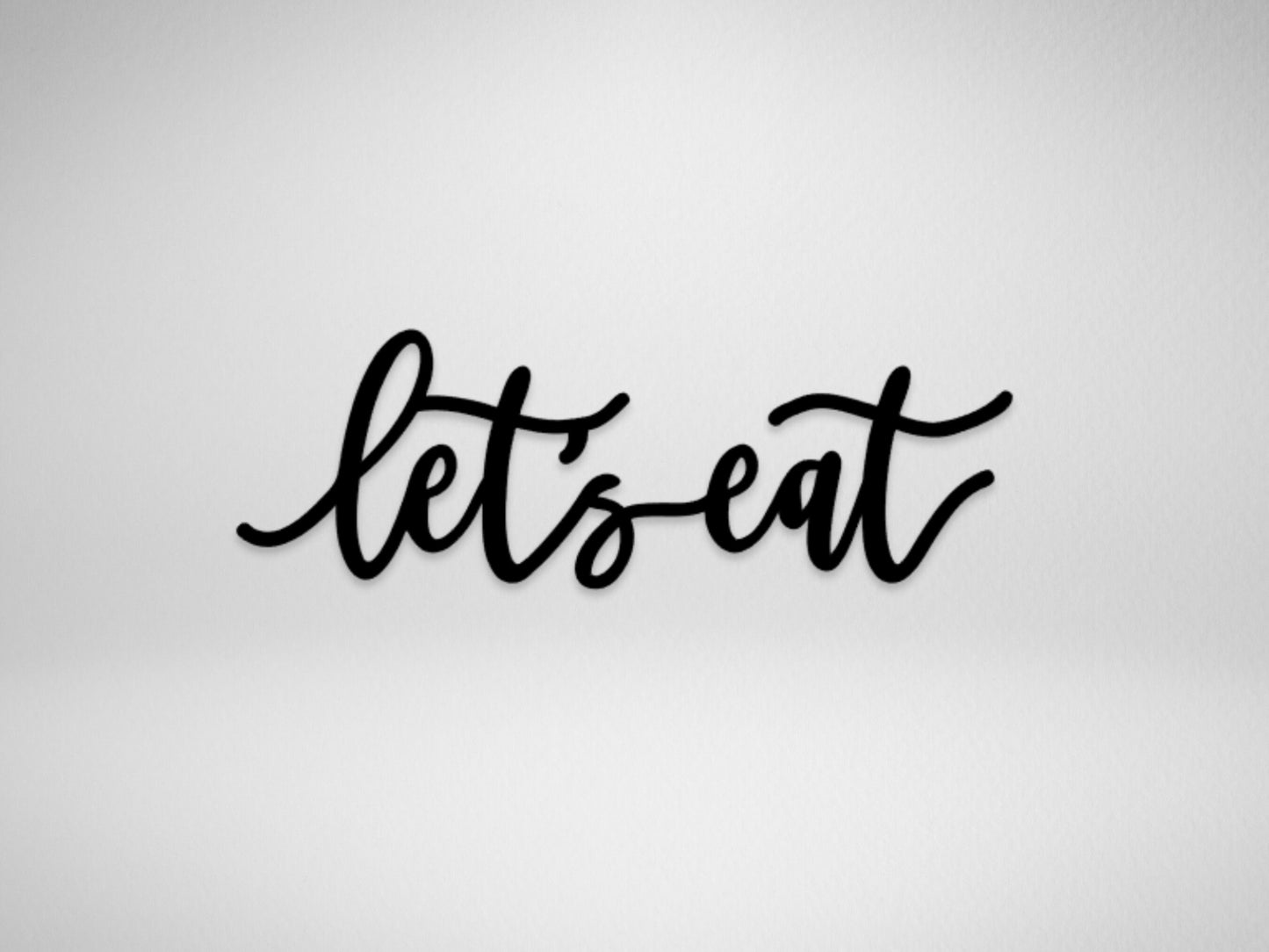 Let's Eat Metal Sign, Let's Eat Words, Eat Sign, Kitchen Decor, Kitchen Decor, Pantry Sign, Dining Room Sign, Metal Sign, Metal Words