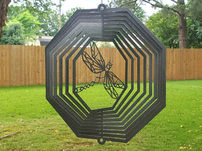 Dragonfly Wind Spinner, Metal Wind Spinner, Wind Spinner, Dragonfly Art, Metal Dragonfly Decor, Porch Decor, Metal Yard Art, Yard Art