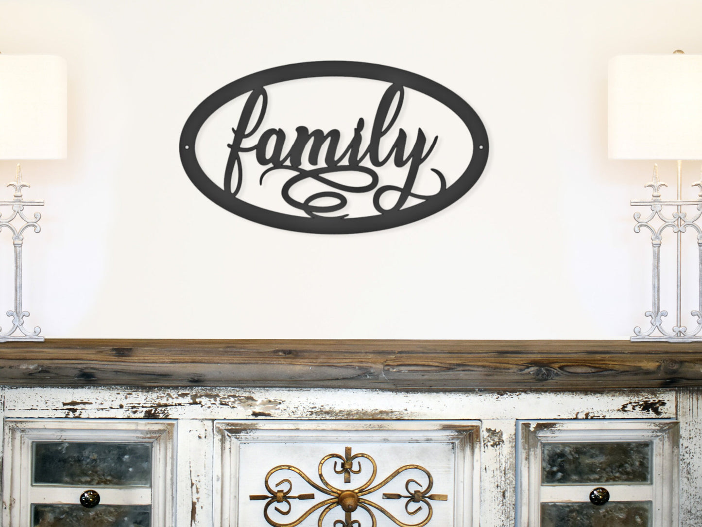 Family Metal Sign, Family Metal Word, Family Sign, Metal Sign, Metal Words, Gallery Wall Decor, Metal Wall Art,