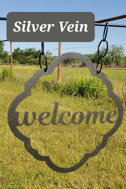 Welcome Garden Flag, Garden Flag, Metal Garden Flag, Garden Art, Metal Sign, Metal Words, Yard Art, New Home Gift, Gift, Welcome Sign