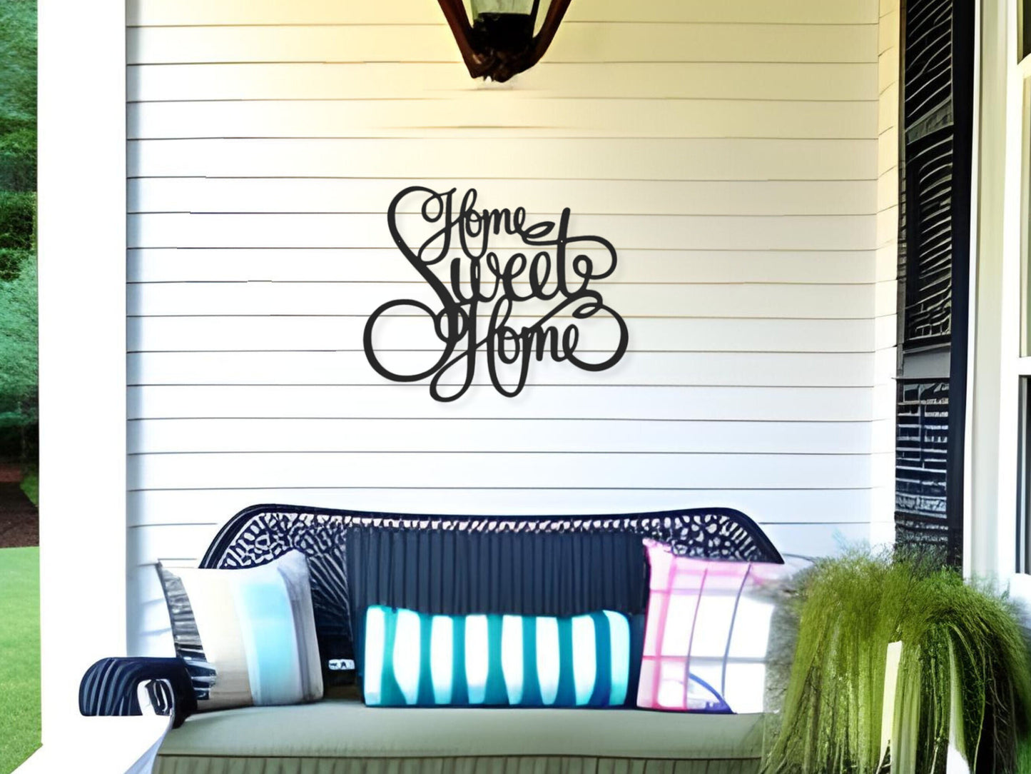 Home Sweet Home Sign, Metal Home Sign, Metal Sign, Metal Words, Home Decor, Home Sign, Entryway Sign, Welcome Sign, Sign for home, Gift