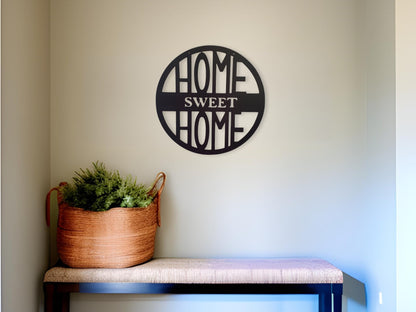 Home Sweet Home Metal Sign, Home Sweet Home Sign, Home Sign, Metal Home Sign, Metal Sign, Metal Words, Foyer Sign, Porch Sign, Front Porch