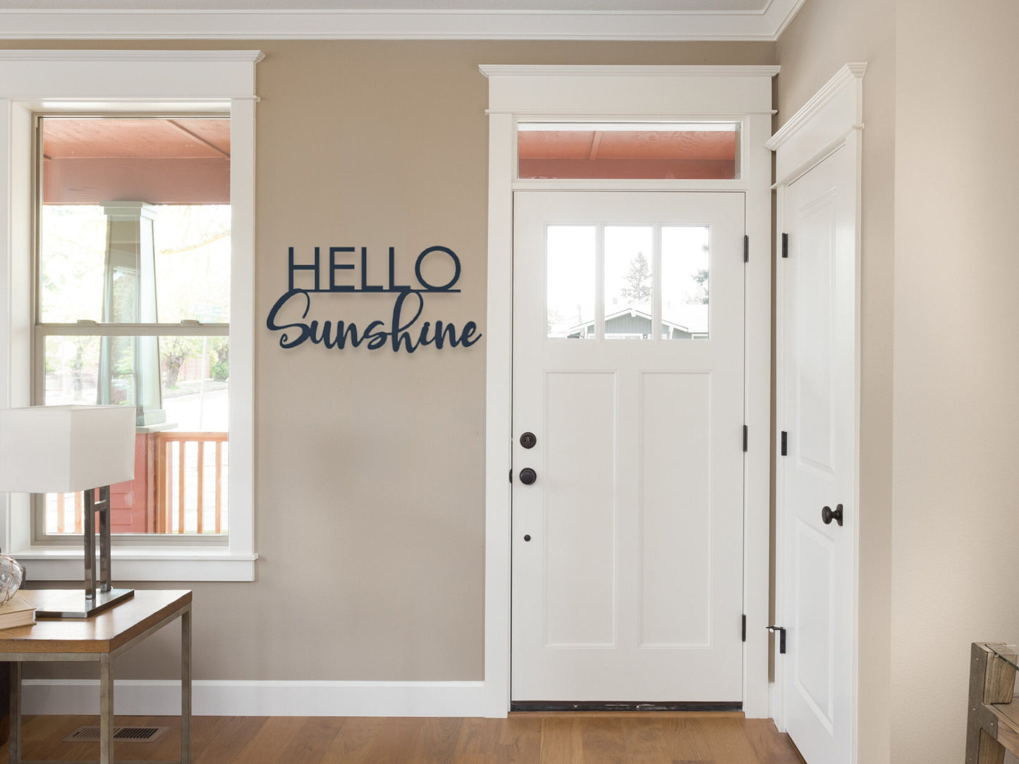 Hello Metal Sign, Hello Sunshine Sign, Hello Words, Metal Hello, Metal Words, Metal Sign, Welcome Sign, Porch Sign, Entryway Sign, Gift