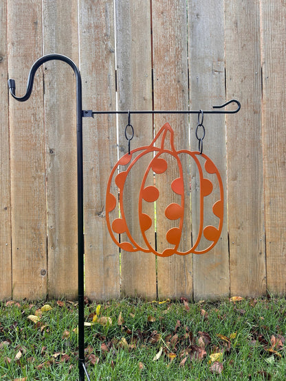 Fall Decor, Fall Metal Garden Flag, Fall Garden Flag, Garden Flag, Fall Outdoor Decor, Pumpkin Sign, Fall Porch Sign, Metal Sign, Yard Art