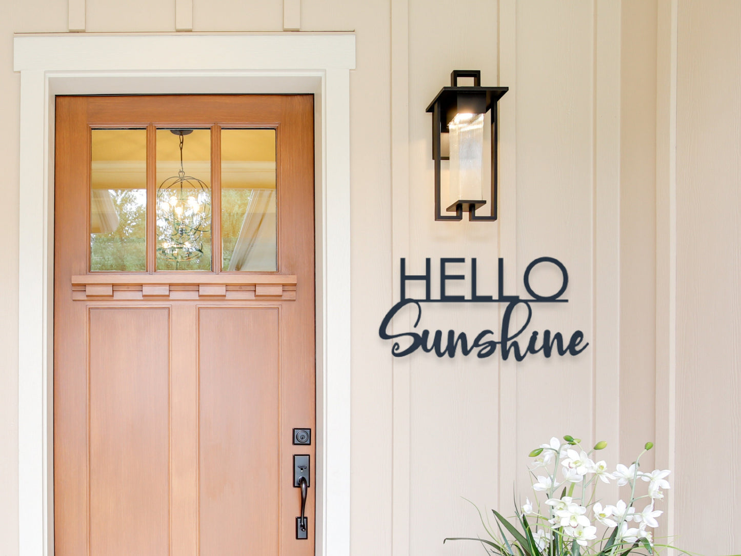 Hello Metal Sign, Hello Sunshine Sign, Hello Words, Metal Hello, Metal Words, Metal Sign, Welcome Sign, Porch Sign, Entryway Sign, Gift