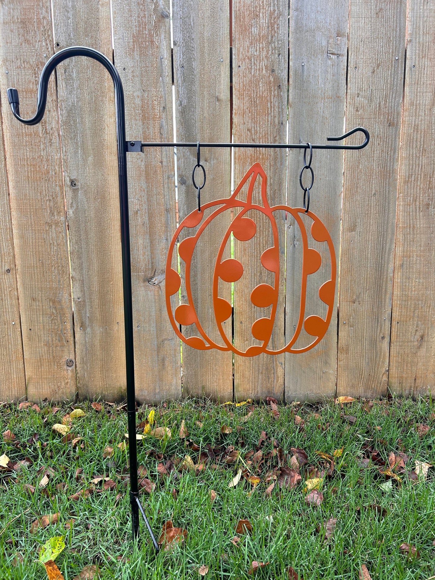 Fall Decor, Fall Metal Garden Flag, Fall Garden Flag, Garden Flag, Fall Outdoor Decor, Pumpkin Sign, Fall Porch Sign, Metal Sign, Yard Art