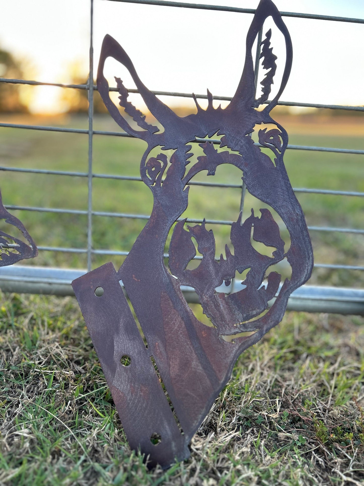 Peek-A-Boo Metal Donkey, Peeping Donkey, Farm Metal Sign, Farm Sign, Yard Art, Garden Decor, Metal Yard Art, Yard Ornament, Metal Sign, Gift